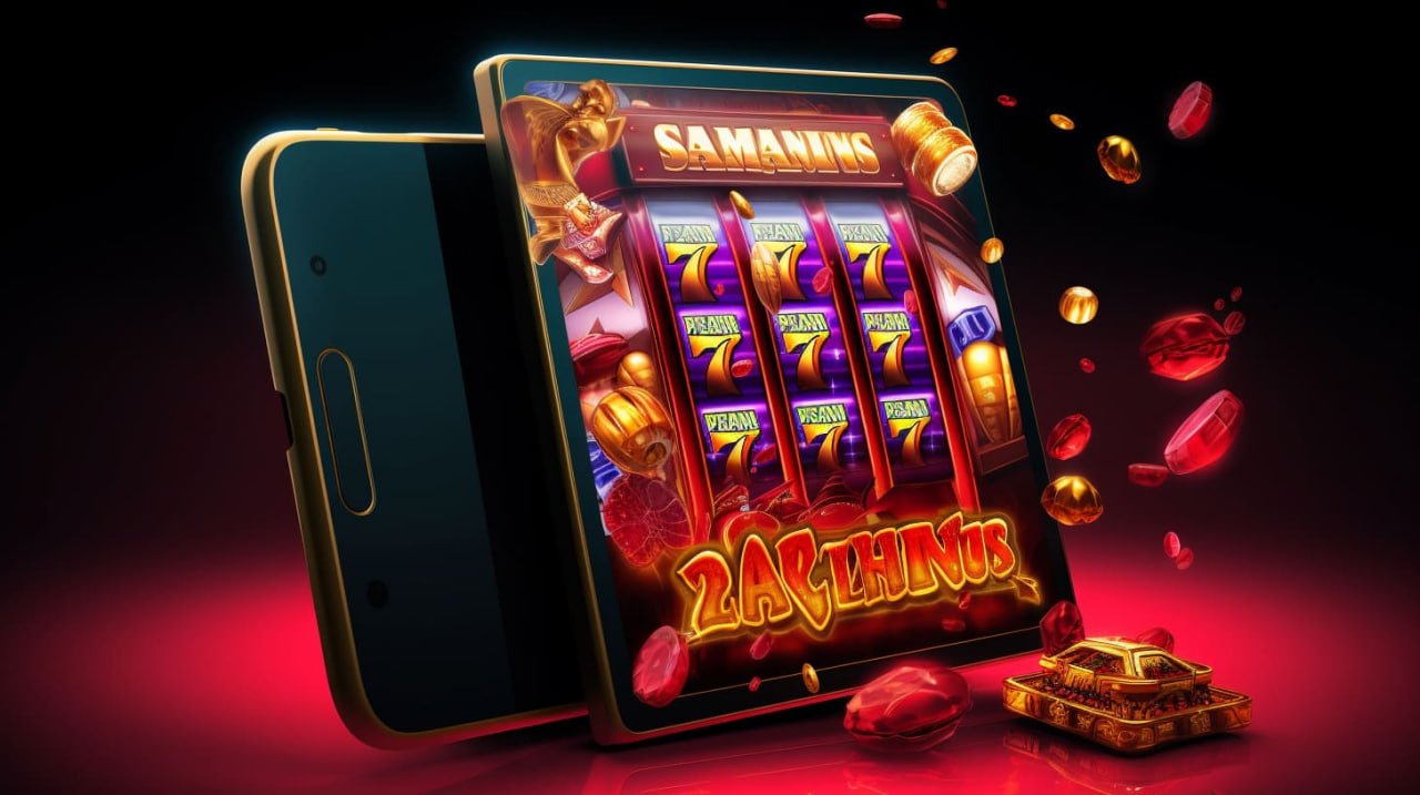 Ilustrasi mesin permainan slot online modern laskar303
